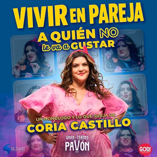 ¡Vivir en Pareja! Show de comedia de Coria Castillo
