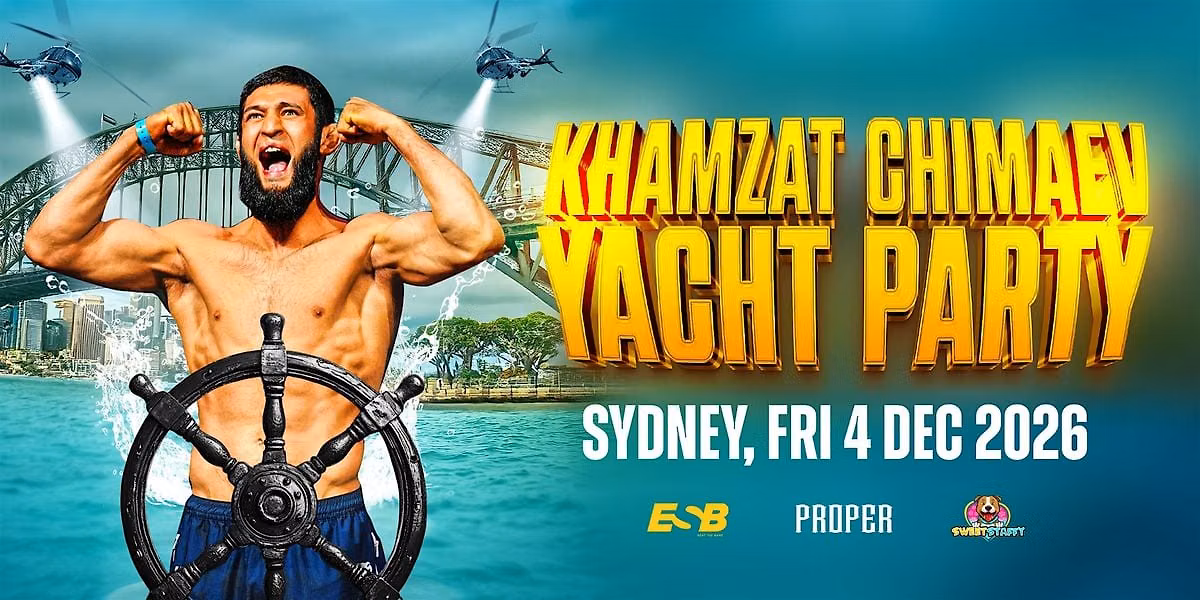 Exclusive Super Yacht Party with Khamzat Chimaev (includes food & drink)