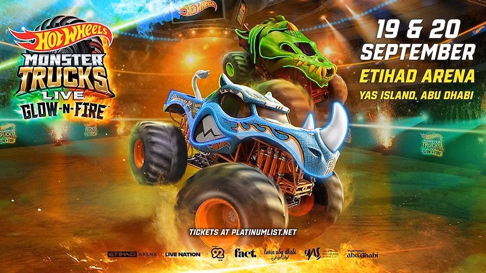 Hot Wheels Monster Trucks Live™: Glow-N-Fire in Abu Dhabi