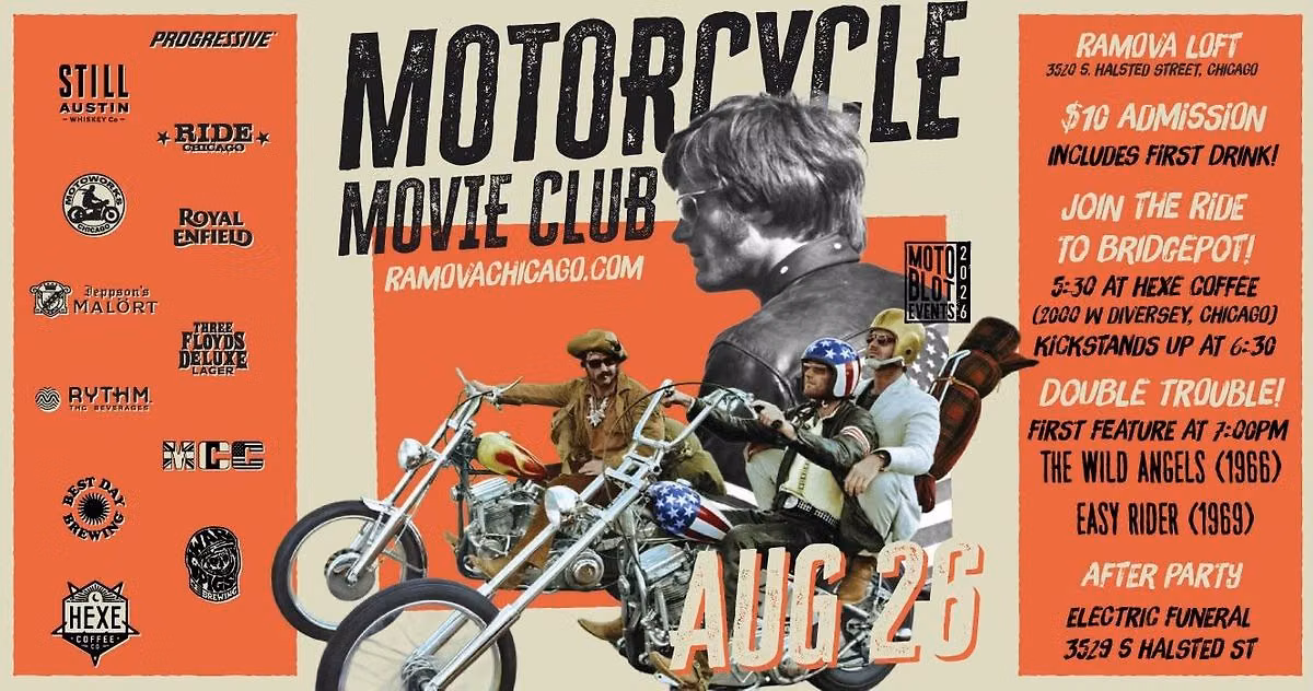 Motorcycle Movie Club - August 26th