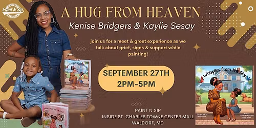 A HUG FROM HEAVEN Book signing\/Paint party