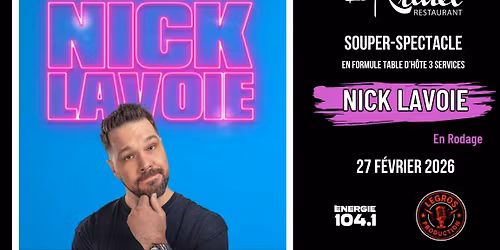 Nick Lavoie \u00e0 Gatineau - Le Rituel