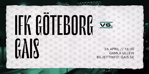 IFK G\u00f6teborg - GAIS i Allsvenskan