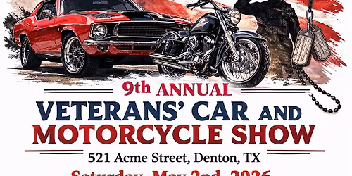 9th annual Veteran's Car & Motorcycle Show