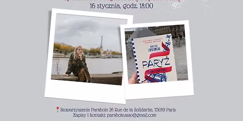 Spotkanie z Agnieszk\u0105 \u0141opatowsk\u0105, autork\u0105 ksi\u0105\u017cki \u201ePary\u017c to zawsze dobry pomys\u0142\u201d - zmiana terminu