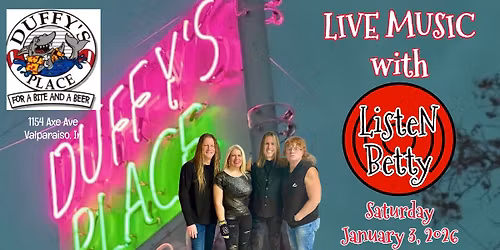 Listen Betty at Duffy's Place