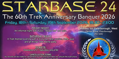 The 60th Trek Anniversary Banquet 2026