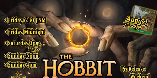 The Hobbit MTG PreRelease Weekend