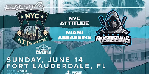Team Boxing League: NYC Attitude vs. Miami Assassins