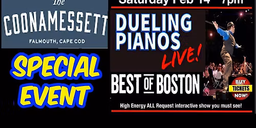 A Special Valentine At The Coonamessett Inn - Dinner & Dueling Pianos