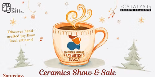 SACA Ceramics Show & Sale at Catalyst Creative Collective in the Tucson Mall