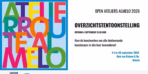 Overzichtstentoonstelling Open Atelierroute Almelo 2026