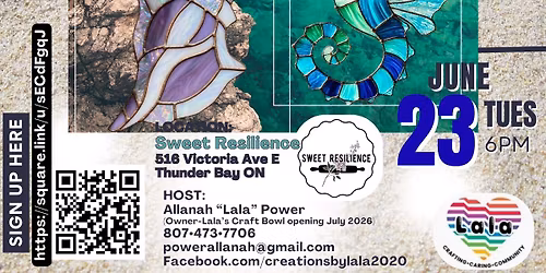 June 23-Crushed Glass & Resin Workshop at Sweet Resilience