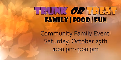 Trunk or Treat 2025
