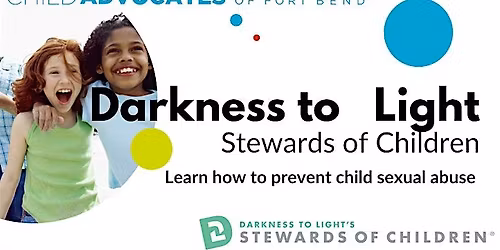 Darkness to Light: Stewards of Children (In-Person)