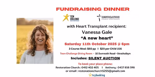 Teen Challenge Fundraising Dinner