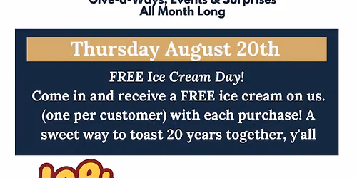 FREE Ice Cream Day