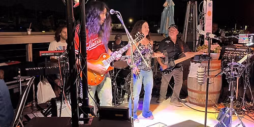 Serendipity rocking the deck at Captain's Resto bar, come dance with us! 