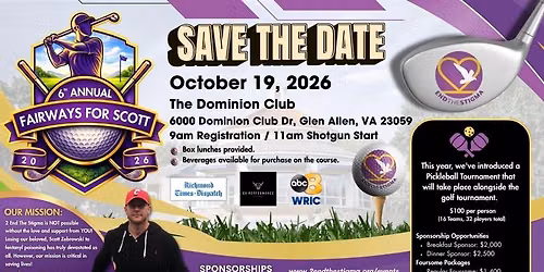 6th Annual Fairways For Scott