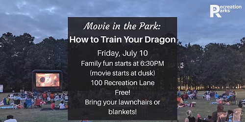 Movie in the Park: How to Train Your Dragon