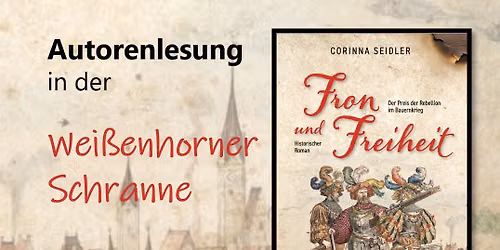 Autorenlesung "Fron und Freiheit"