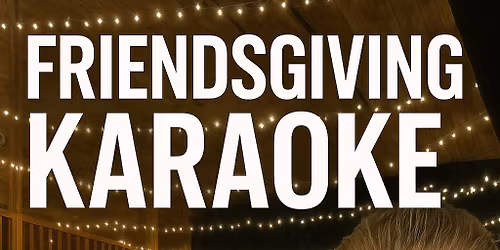 Friendsgiving karaoke with DJ Adam