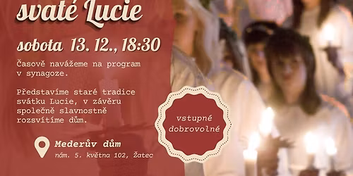KOUZELNÝ SVÁTEK SVATÉ LUCIE