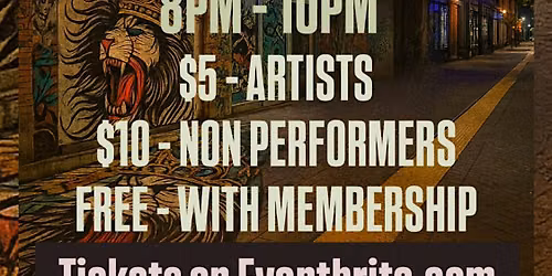 THE GALLERY AT NITE POETRY OPEN MIC!