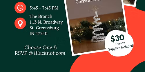 Christmas Tree Macrame Workshop