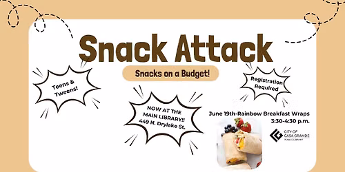 Snack Attack for Tweens and Teens