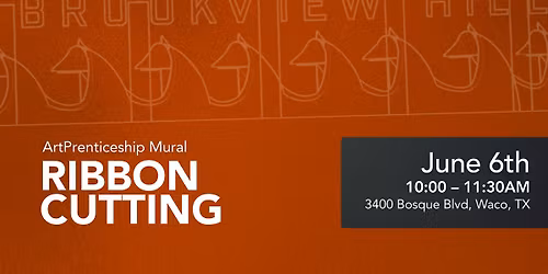 Brookview Hills Mural Ribbon Cutting