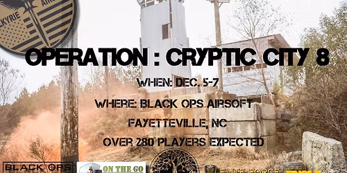 Operation: Cryptic City 8 in Fayetteville, NC