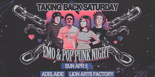 Taking Back Saturday: Emo & Pop Punk Long Weekend Party - Adelaide
