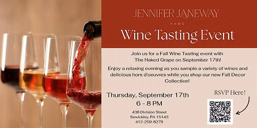 Fall Wine Tasting at Jennifer Janeway Home
