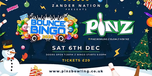 Zander Nation Presents: Bounce Bingo Christmas Special at Pinz