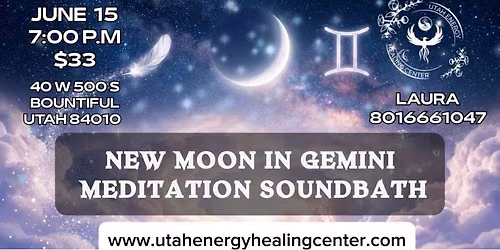 New Moon\ud83c\udf11in Gemini\u264a\ufe0fSoundbath Meditation