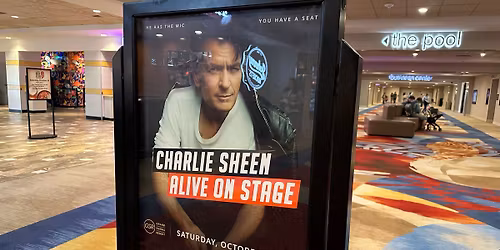 Charlie Sheen: Alive On Stage at Sacramento Hard Rock Hotel and Casino