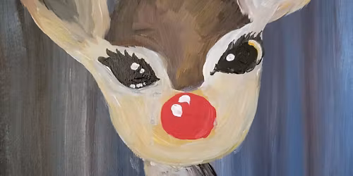 Painting Baby Rudolph with J
