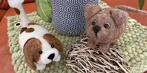 Needle Felted Pudgy Puppy Workshop