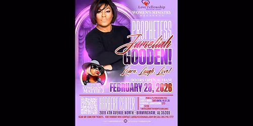 Prophetess Jameliah Gooden and MC by Comedienne Mattie J