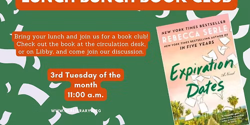 Lunch Bunch Book Club: Expiration Dates