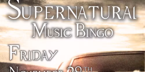 MUSIC BINGO by Philip & Ally