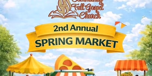 2nd Annual Welcome Spring Market