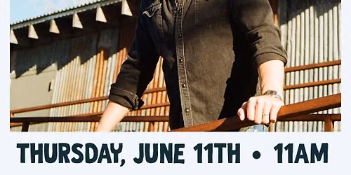 Cody Bolden on The Blue Plate Special, Thursday June 11th - Country Acoustic Set LIVE STREAM