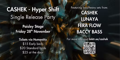 CASHEK - 'Hyper Shift' Single Release Party