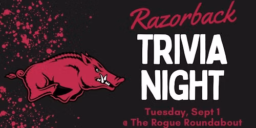 Razorback Trivia Night at The Rogue Roundabout