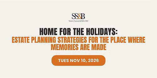Home for the Holidays Estate Planning Seminar