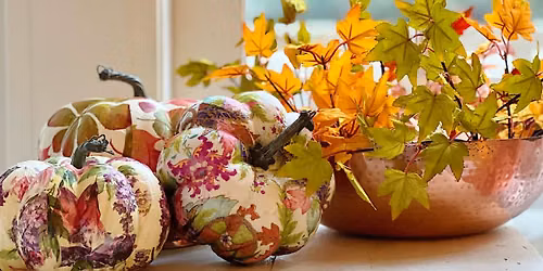 Decoupage Pumpkins with Sonshine Arts 