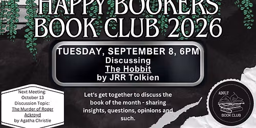 Happy Bookers Book Club - The Hobbit