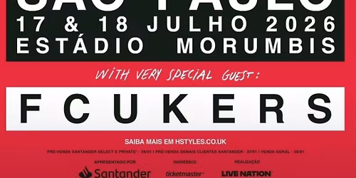 HARRY STYLES dia 17\/07 em S\u00e3o Paulo - Excurs\u00e3o Taubat\u00e9 - Capacitor Excurs\u00f5es